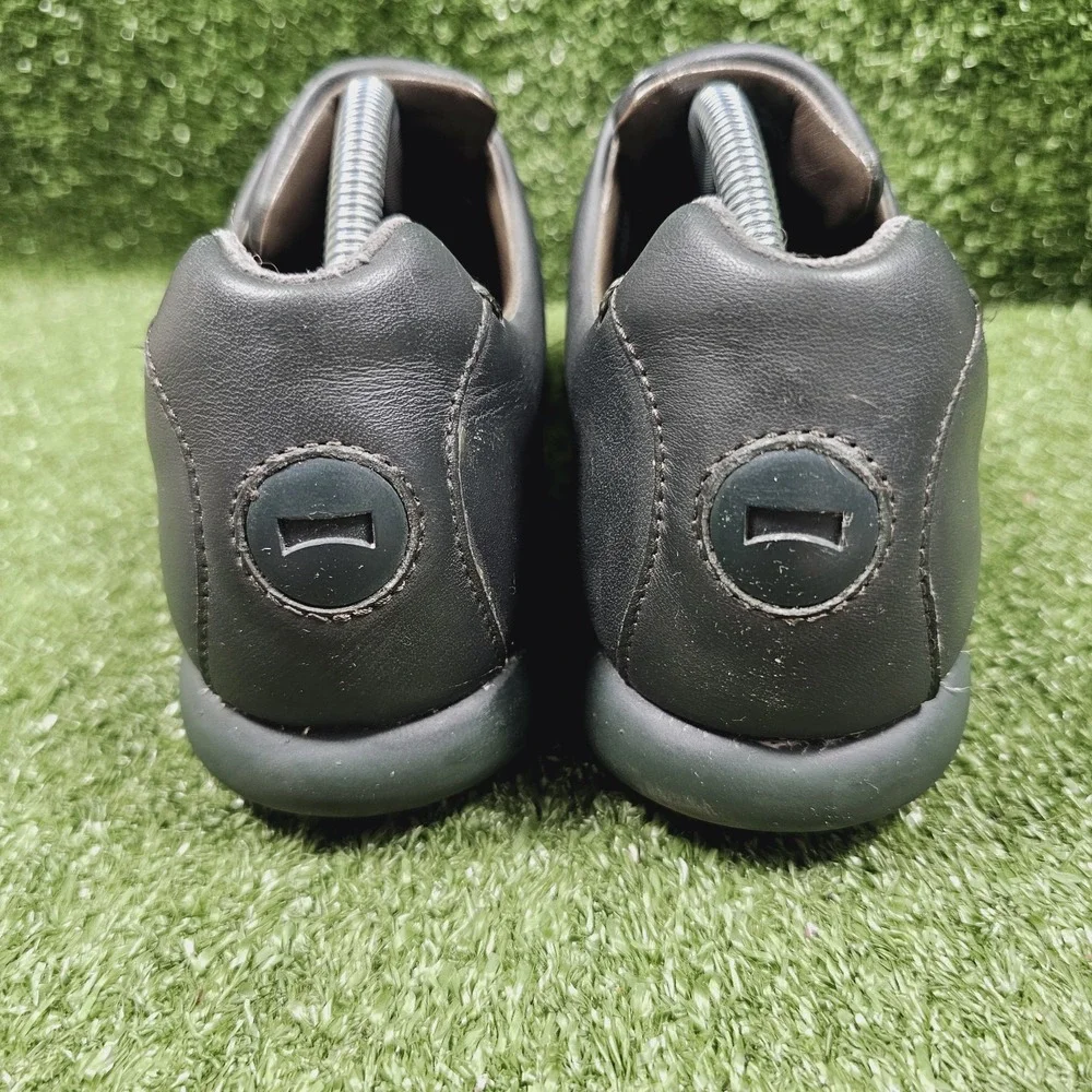 Camper Pelotas Dark Green Leather Casual Comfort Sneakers Womens US 7.5 8‎ EU 38